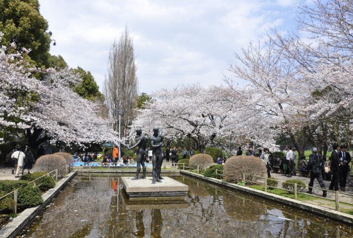 ① 千鳥ヶ淵公園|ベンチ&芝生でのんびり花見